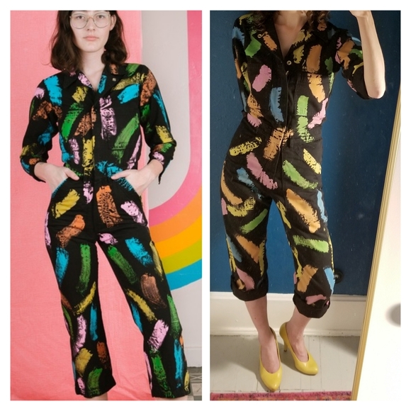 Big Bud Press Pants - NWOT Limited Edition Paint Stroke Everyday Jumpsuit
